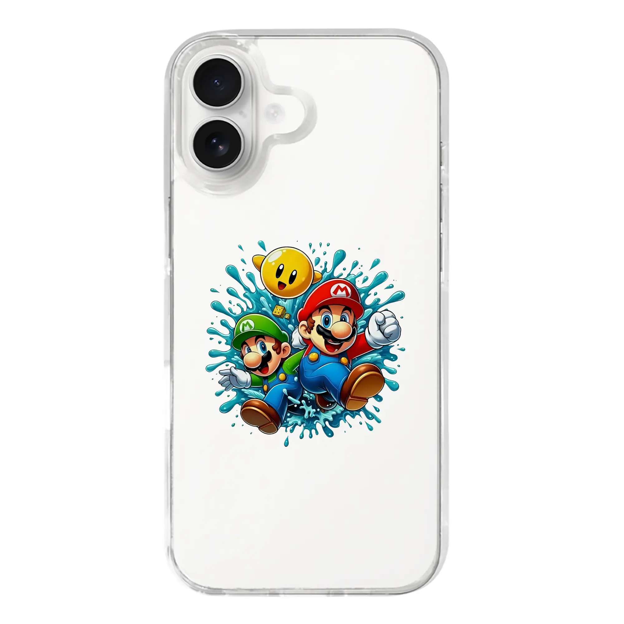 マリオ グッズ マリオ - iPhone 17シリーズ 透明スマホケース – 薄型・耐衝撃・精密フィット保護カバー